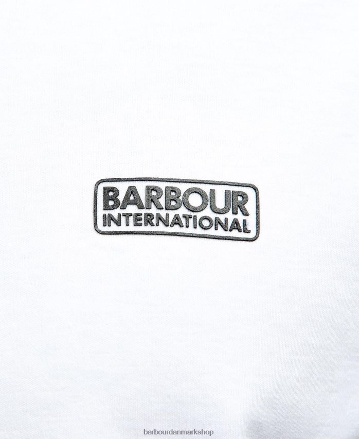 hvid barrow poloshirt BR2BR2720 Mænd Barbour tøj