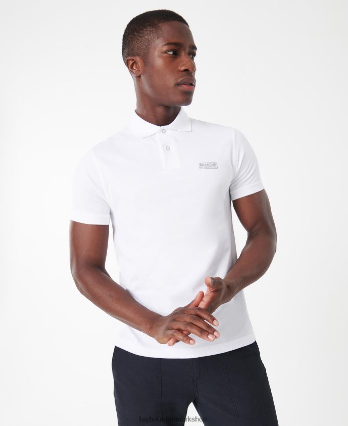 hvid international poloshirt international vigtig BR2BR2636 Mænd Barbour tøj