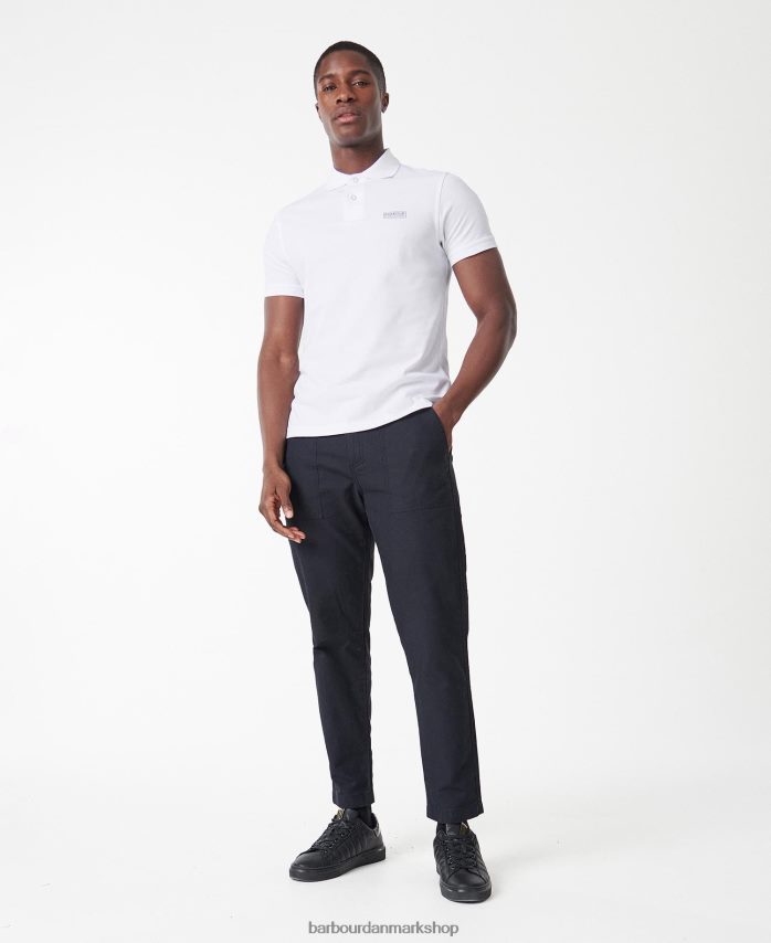 hvid international poloshirt international vigtig BR2BR2636 Mænd Barbour tøj