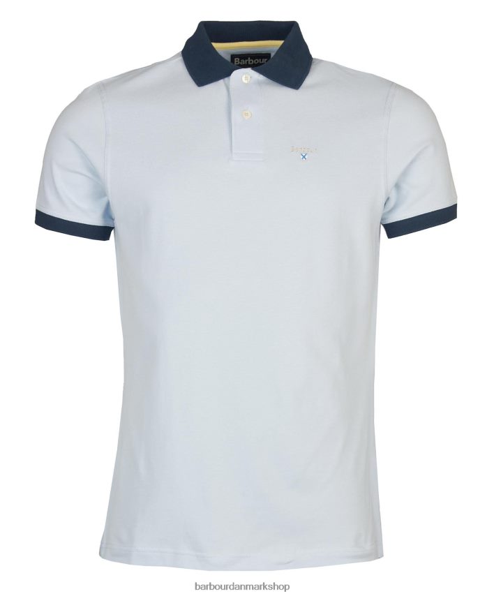 hvid lynton poloshirt BR2BR2606 Mænd Barbour tøj