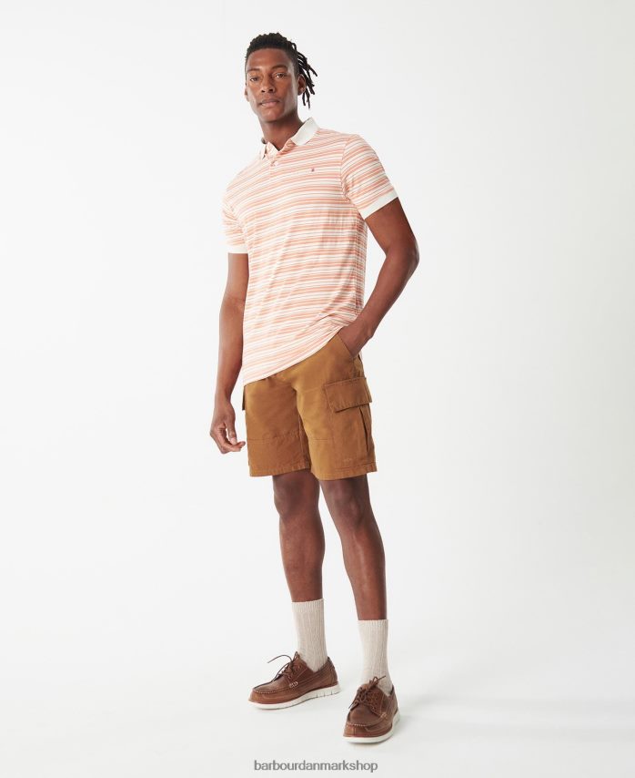 hviske hvid deanbank poloshirt BR2BR2615 Mænd Barbour tøj