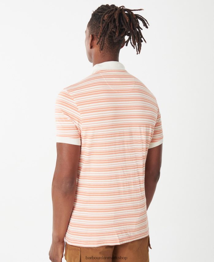 hviske hvid deanbank poloshirt BR2BR2615 Mænd Barbour tøj