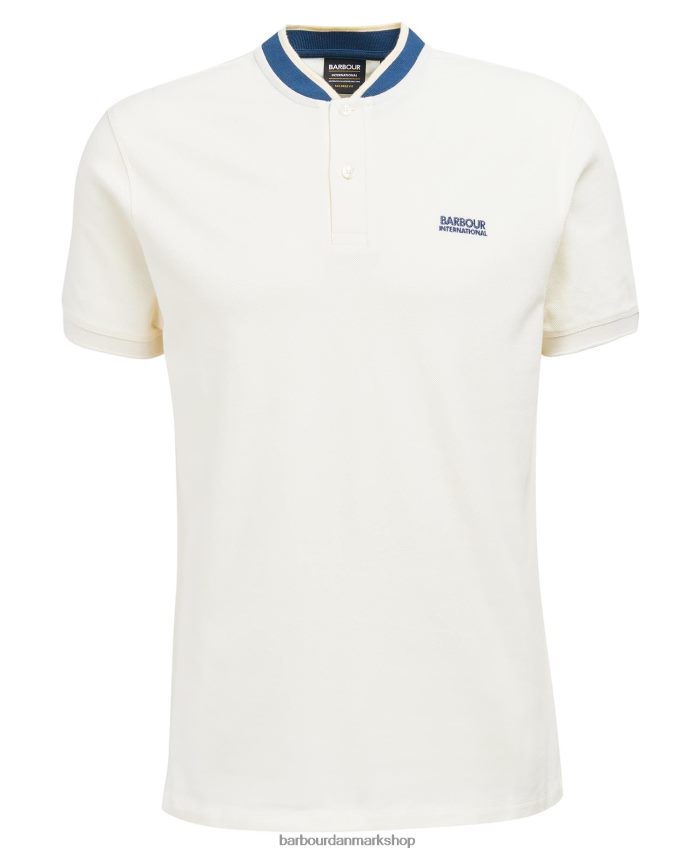 hviske hvid dobbs poloshirt BR2BR2668 Mænd Barbour tøj