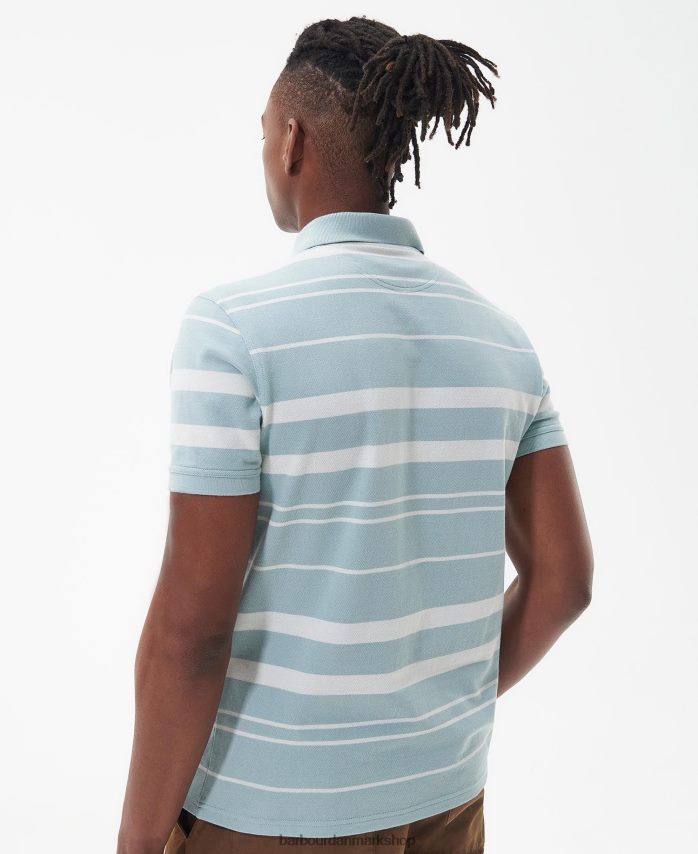 hviske hvid halden poloshirt BR2BR2698 Mænd Barbour tøj