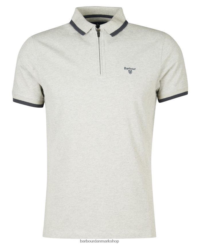 klassisk flåde beaumont poloshirt med lynlås BR2BR2727 Mænd Barbour tøj