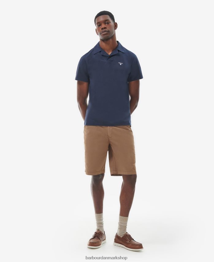 klassisk hvid consett poloshirt BR2BR2559 Mænd Barbour tøj