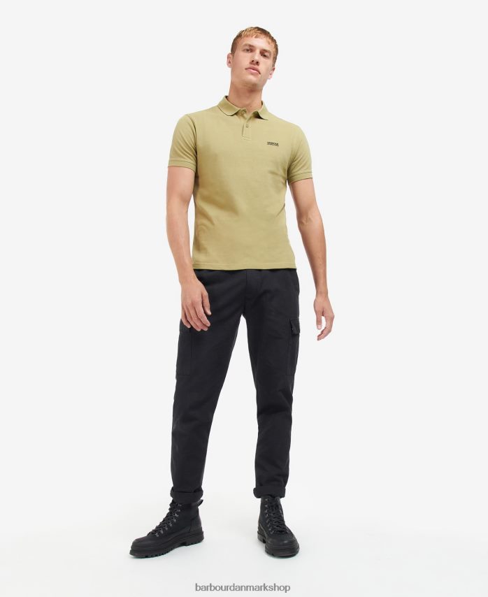 klassisk hvid tourer poloshirt BR2BR2695 Mænd Barbour tøj