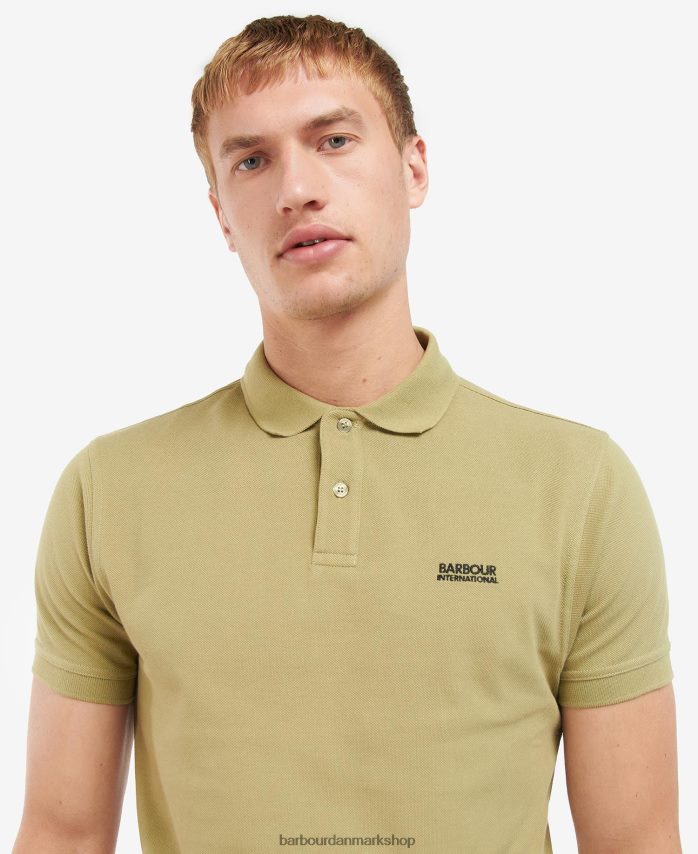 klassisk hvid tourer poloshirt BR2BR2695 Mænd Barbour tøj