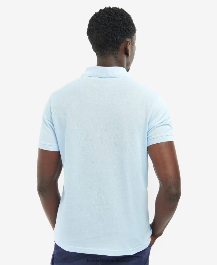 klassisk hvid tourer poloshirt BR2BR2710 Mænd Barbour tøj