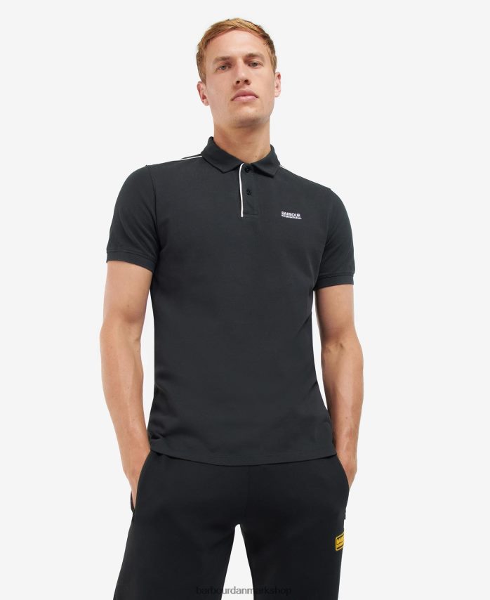 klassisk sort kant poloshirt BR2BR2658 Mænd Barbour tøj