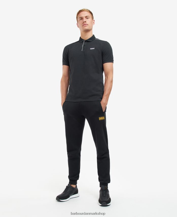 klassisk sort kant poloshirt BR2BR2658 Mænd Barbour tøj