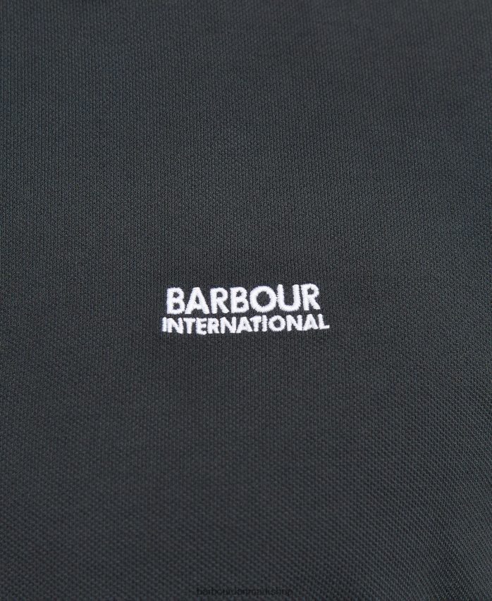 klassisk sort kant poloshirt BR2BR2658 Mænd Barbour tøj