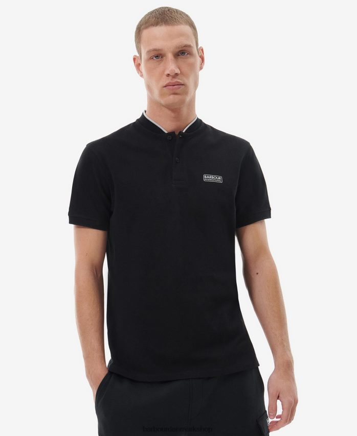 klassisk sort lewis sports poloshirt BR2BR2675 Mænd Barbour tøj