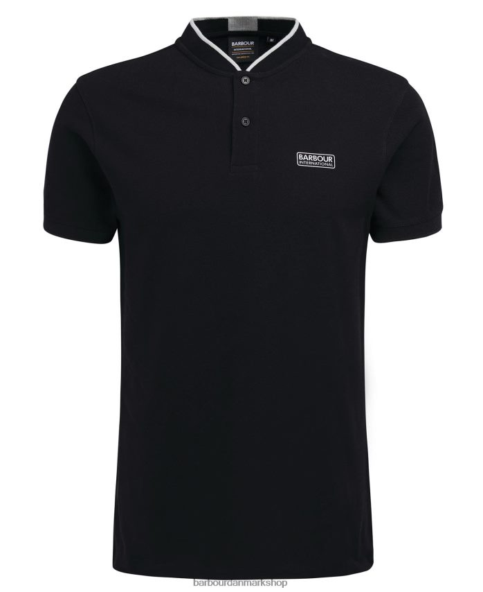 klassisk sort lewis sports poloshirt BR2BR2675 Mænd Barbour tøj