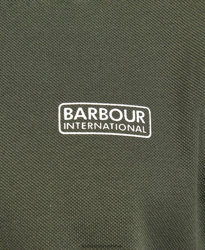 lilla essentiel poloshirt med tip BR2BR2614 Mænd Barbour tøj