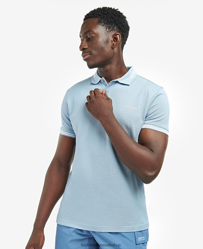 lilla essentiel poloshirt med tip BR2BR2647 Mænd Barbour tøj