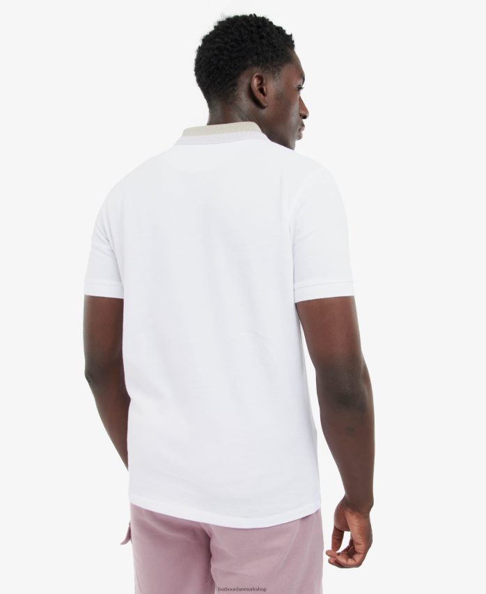 lysegrå amper poloshirt BR2BR2550 Mænd Barbour tøj