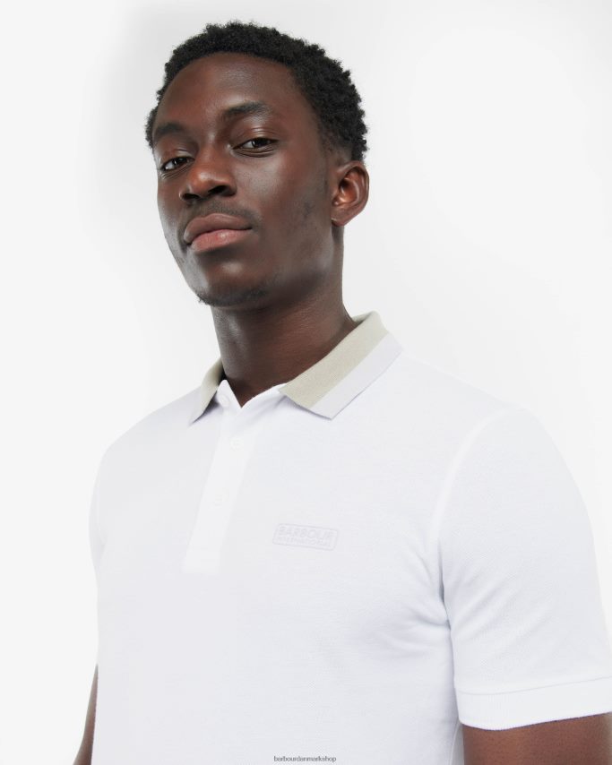 lysegrå amper poloshirt BR2BR2550 Mænd Barbour tøj