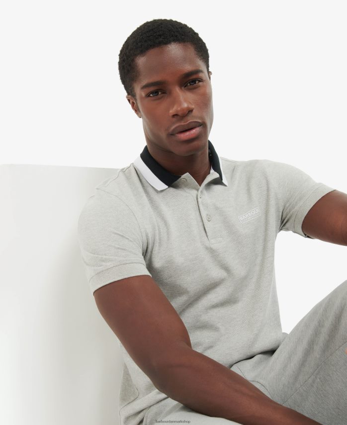 lysegrå amper poloshirt BR2BR2689 Mænd Barbour tøj