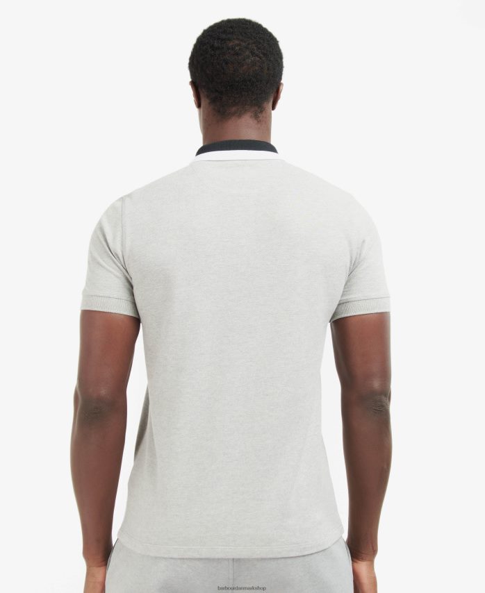 lysegrå amper poloshirt BR2BR2689 Mænd Barbour tøj