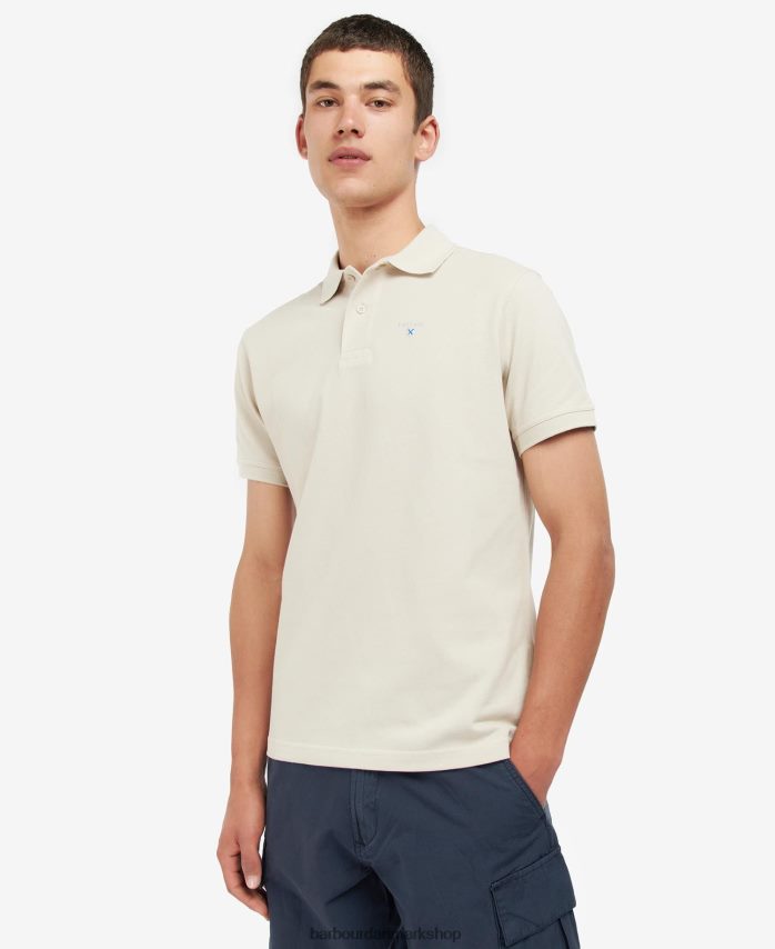 lyserød sports polo shirt BR2BR2651 Mænd Barbour tøj