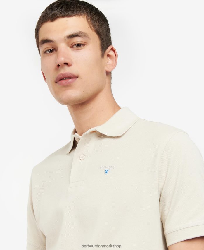lyserød sports polo shirt BR2BR2651 Mænd Barbour tøj