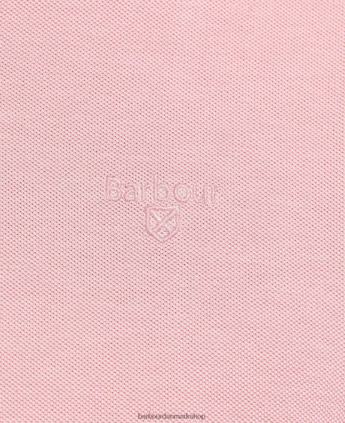lyserødt salt vask sports poloshirt BR2BR2548 Mænd Barbour tøj