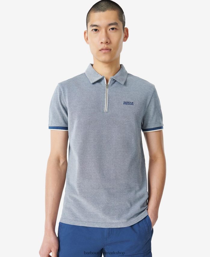 mørk denim hack poloshirt BR2BR2674 Mænd Barbour tøj