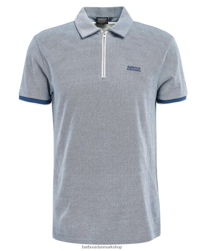 mørk denim hack poloshirt BR2BR2674 Mænd Barbour tøj