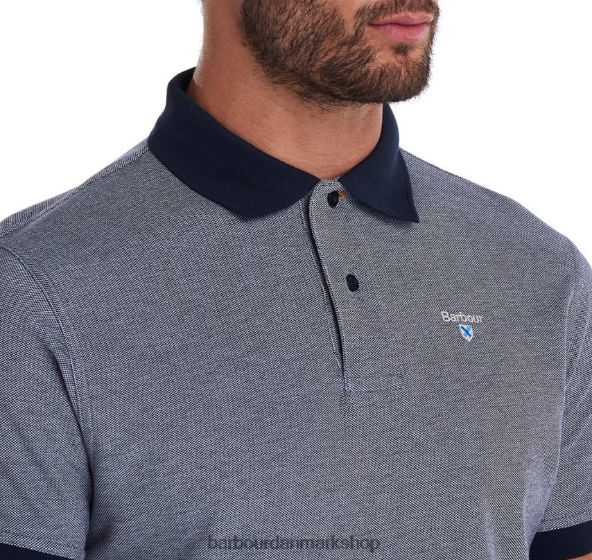 mørk oliven sports mix poloshirt BR2BR2555 Mænd Barbour tøj