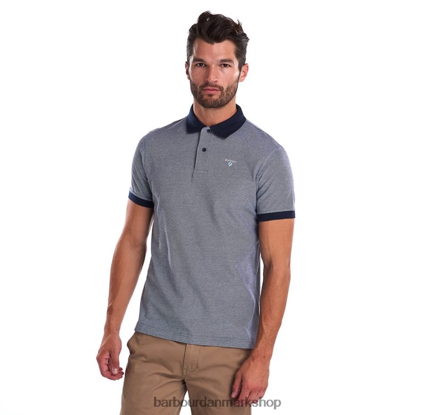 mørk oliven sports mix poloshirt BR2BR2555 Mænd Barbour tøj