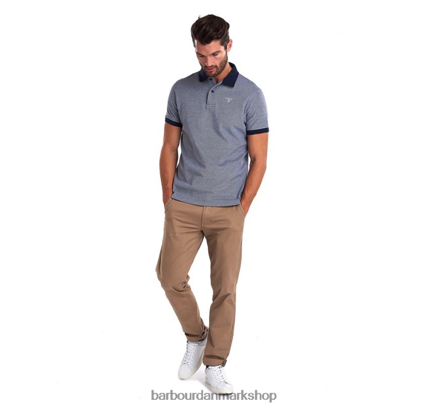 mørk oliven sports mix poloshirt BR2BR2555 Mænd Barbour tøj
