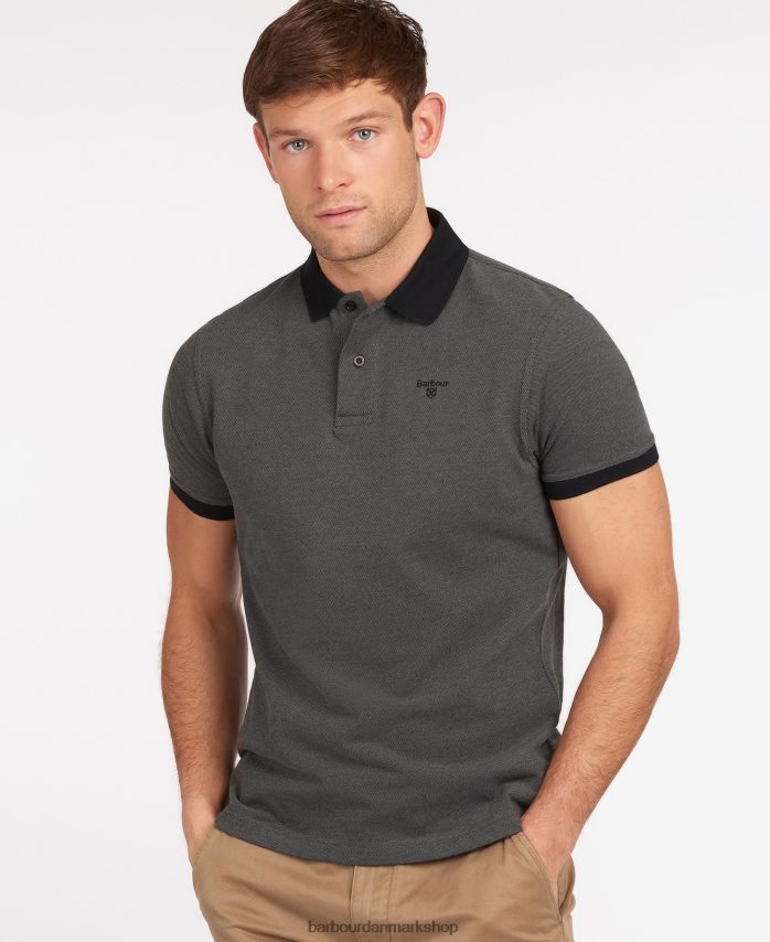 mørk oliven sports mix poloshirt BR2BR2569 Mænd Barbour tøj
