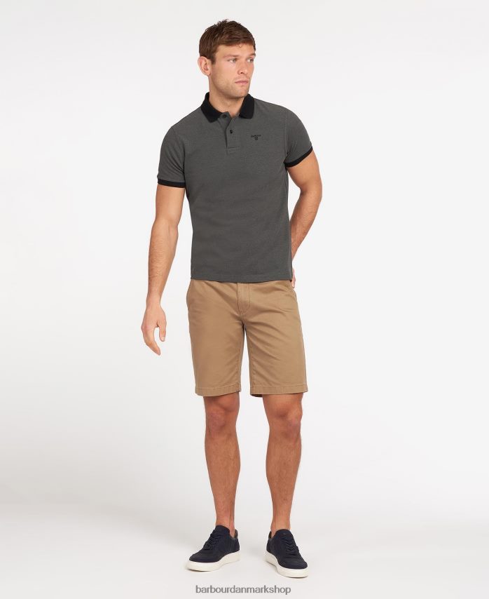 mørk oliven sports mix poloshirt BR2BR2569 Mænd Barbour tøj