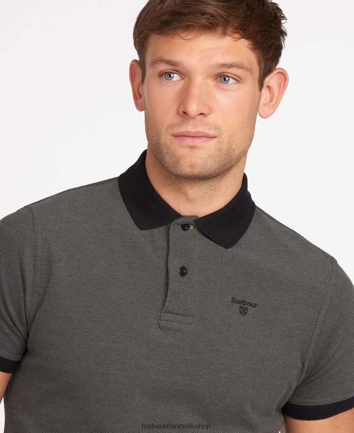 mørk oliven sports mix poloshirt BR2BR2569 Mænd Barbour tøj