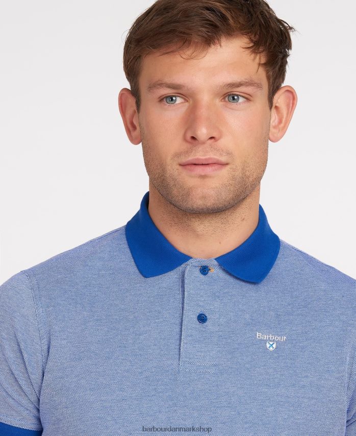 mørk oliven sports mix poloshirt BR2BR2608 Mænd Barbour tøj