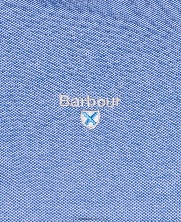 mørk oliven sports mix poloshirt BR2BR2608 Mænd Barbour tøj
