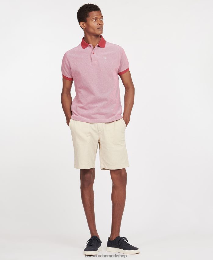 mørk oliven sports mix poloshirt BR2BR2617 Mænd Barbour tøj