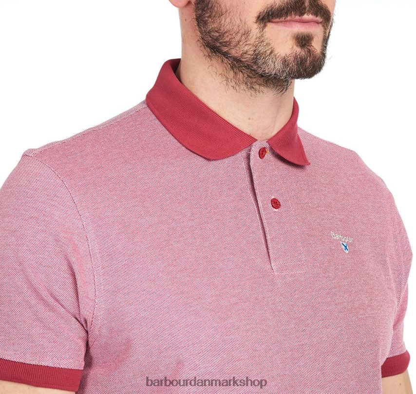 mørk oliven sports mix poloshirt BR2BR2617 Mænd Barbour tøj