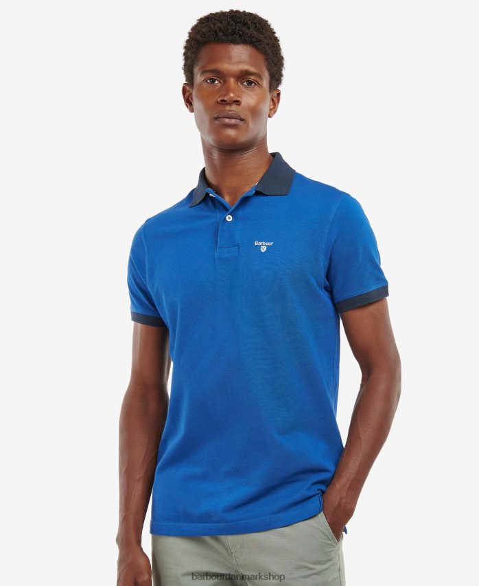 monaco blå lynton poloshirt BR2BR2616 Mænd Barbour tøj