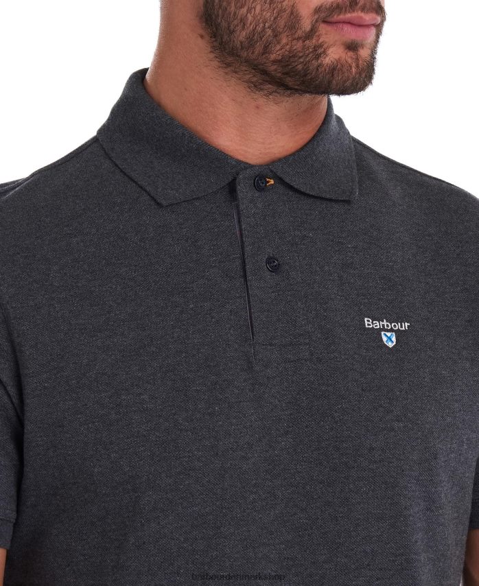 nattehimmel/olivenat tartan poloshirt pique BR2BR2545 Mænd Barbour tøj