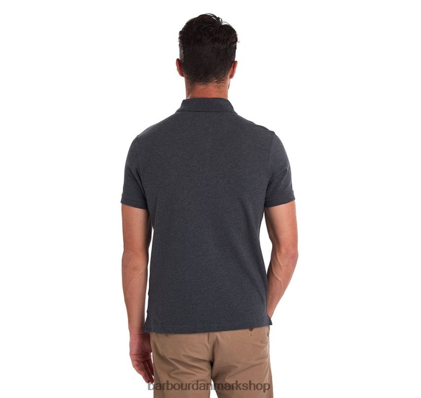 nattehimmel/olivenat tartan poloshirt pique BR2BR2545 Mænd Barbour tøj