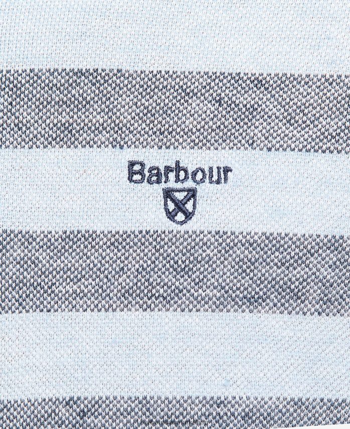 pudder blå thorley stribet poloshirt BR2BR2716 Mænd Barbour tøj