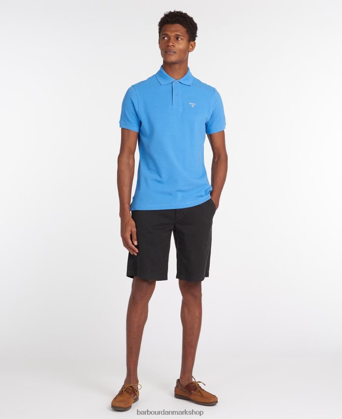 racergrøn tartan pique poloshirt BR2BR2598 Mænd Barbour tøj