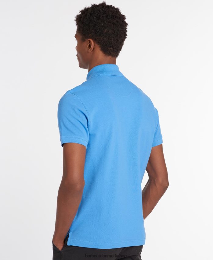 racergrøn tartan pique poloshirt BR2BR2598 Mænd Barbour tøj