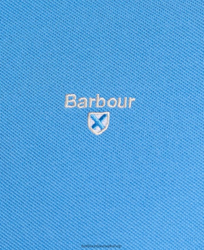 racergrøn tartan pique poloshirt BR2BR2598 Mænd Barbour tøj