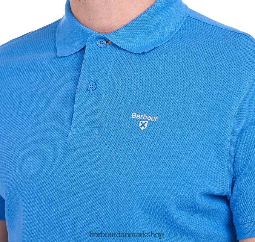 racergrøn tartan pique poloshirt BR2BR2598 Mænd Barbour tøj