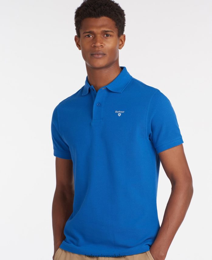 riffel grøn sports polo shirt BR2BR2603 Mænd Barbour tøj