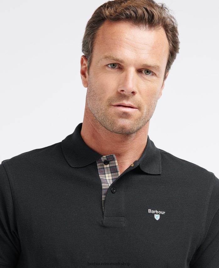 sandsten tartan pique poloshirt BR2BR2573 Mænd Barbour tøj