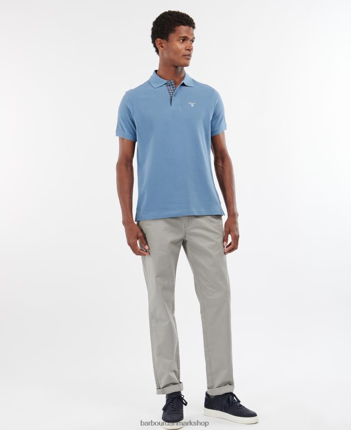 sandsten tartan pique poloshirt BR2BR2583 Mænd Barbour tøj